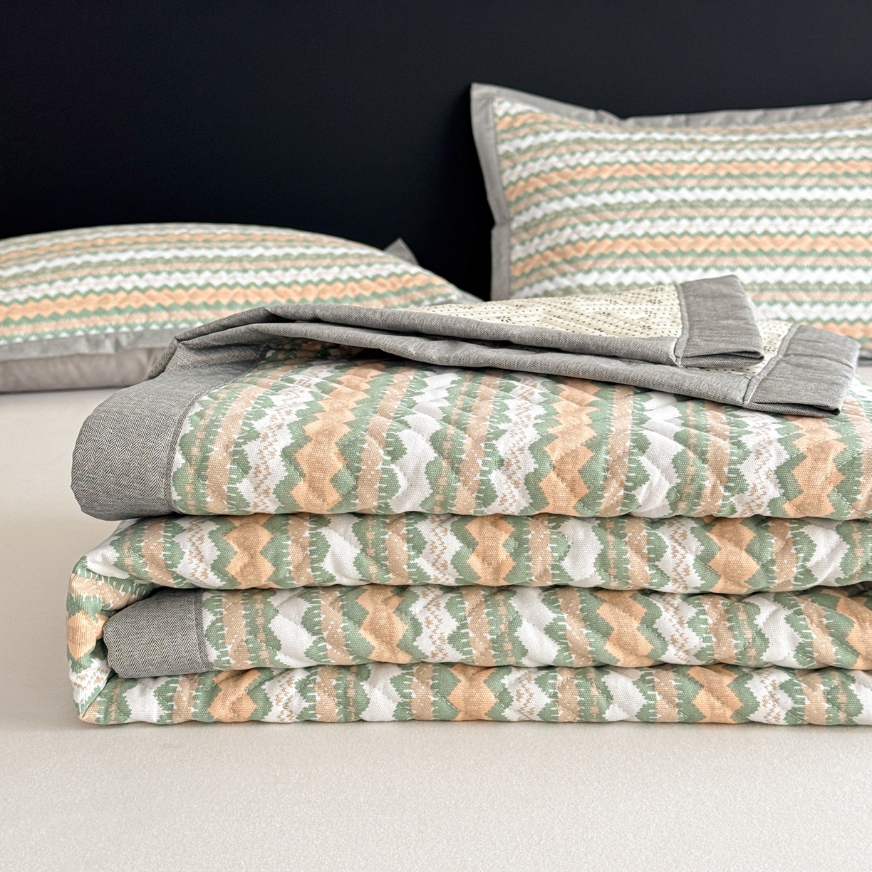 91家纺网 家纺一手货源 找家纺 慕尚家纺 2026新款百百棉全棉纯棉床席老粗布凉席席子 米素