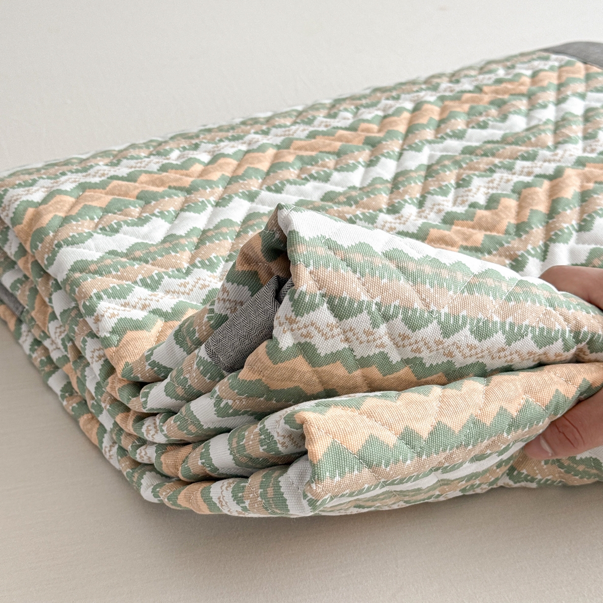 91家纺网 家纺一手货源 找家纺 慕尚家纺 2026新款百百棉全棉纯棉床席老粗布凉席席子 米素