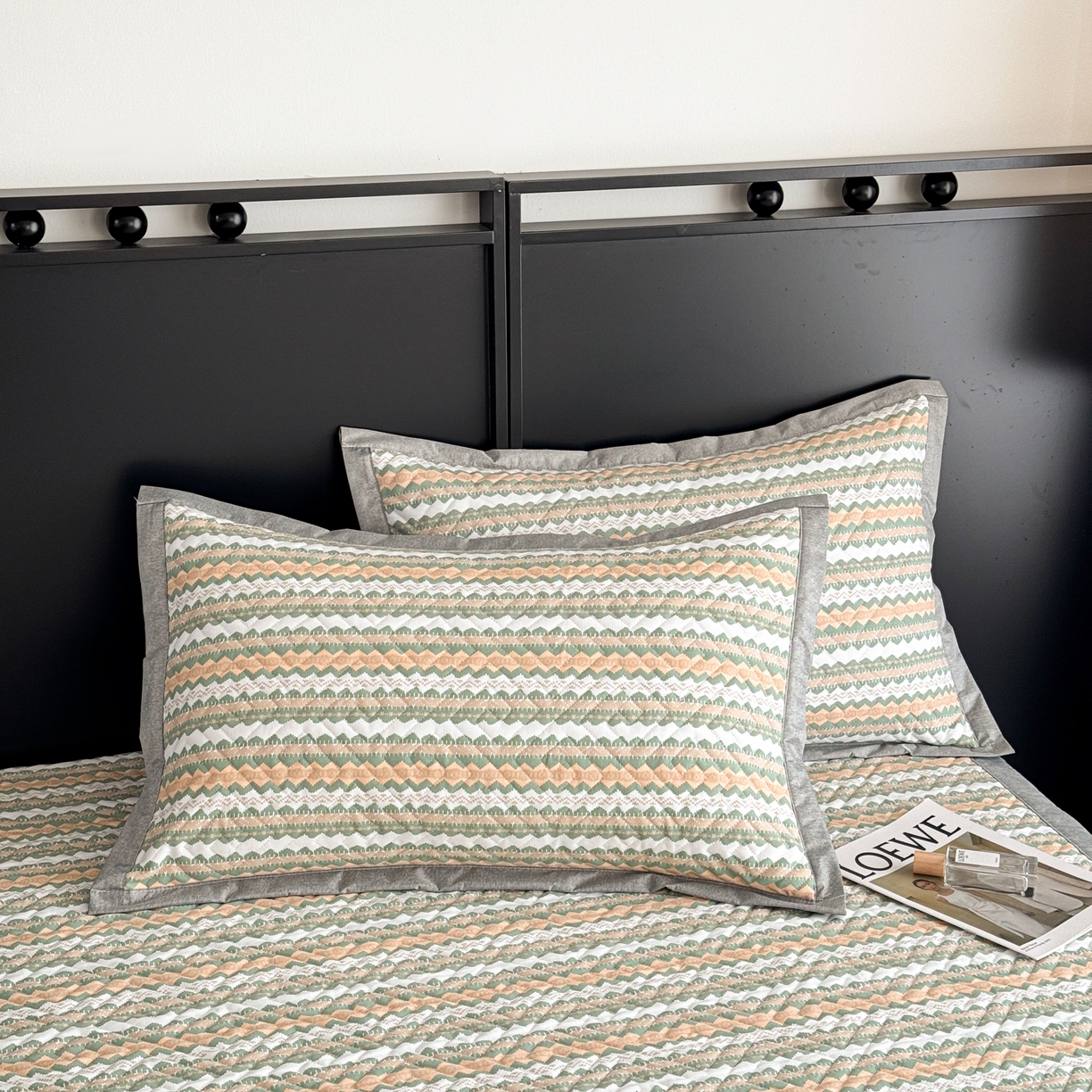 91家纺网 家纺一手货源 找家纺 慕尚家纺 2026新款百百棉全棉纯棉床席老粗布凉席席子 米素