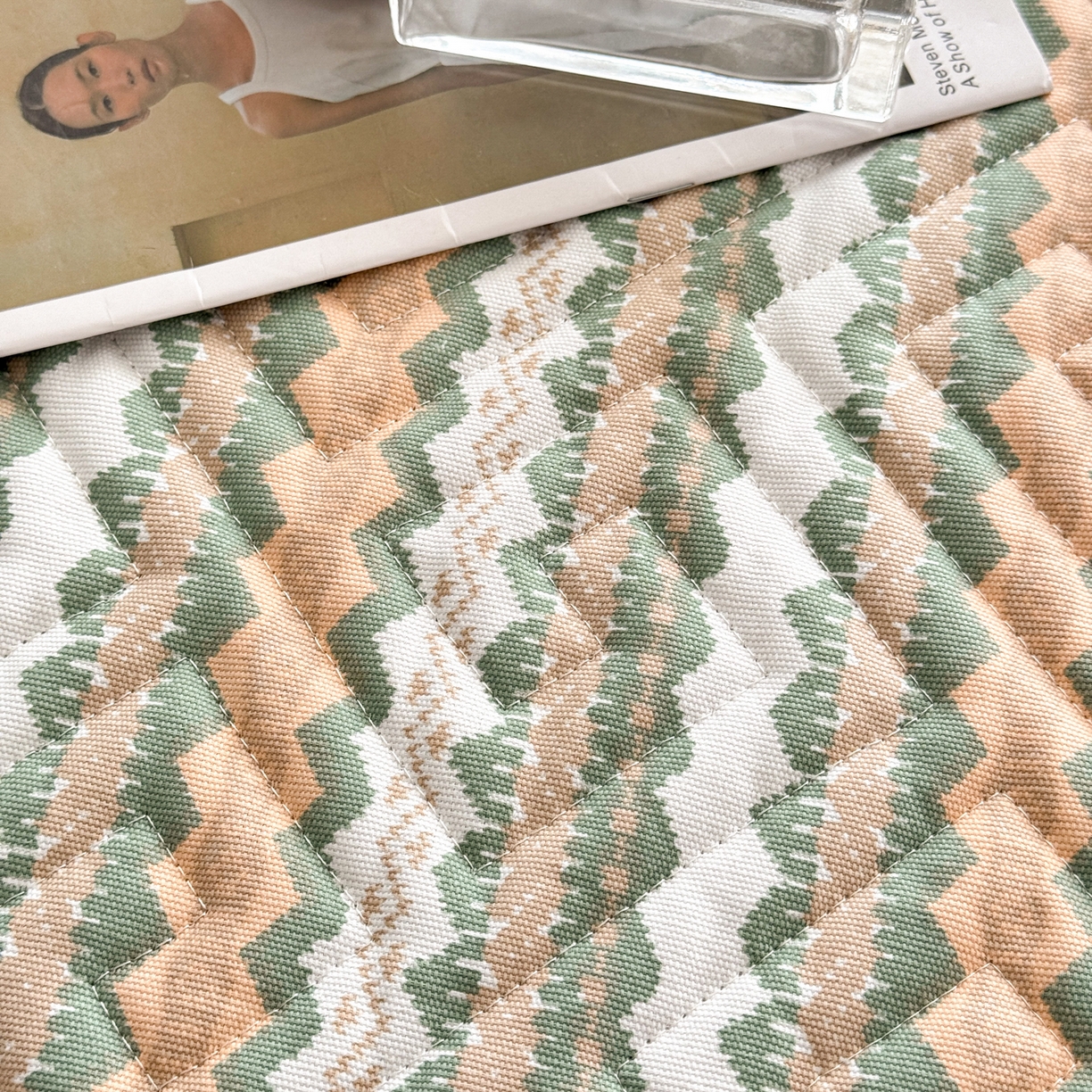 91家纺网 家纺一手货源 找家纺 慕尚家纺 2026新款百百棉全棉纯棉床席老粗布凉席席子 米素