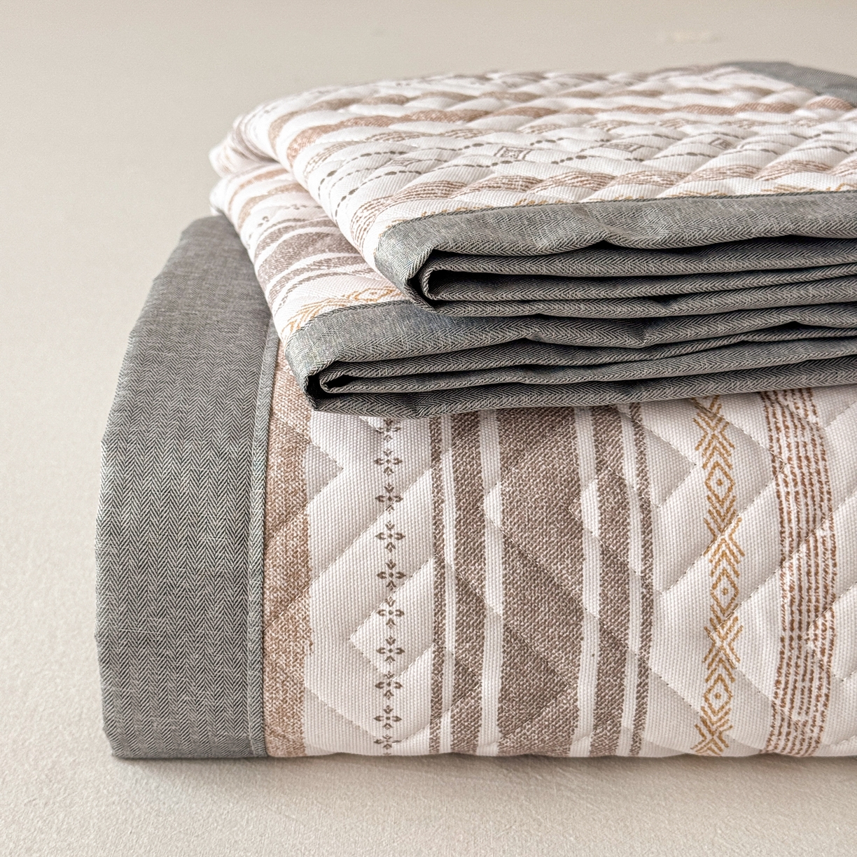 91家纺网 家纺一手货源 找家纺 慕尚家纺 2026新款百百棉全棉纯棉床席老粗布凉席席子 浅亦