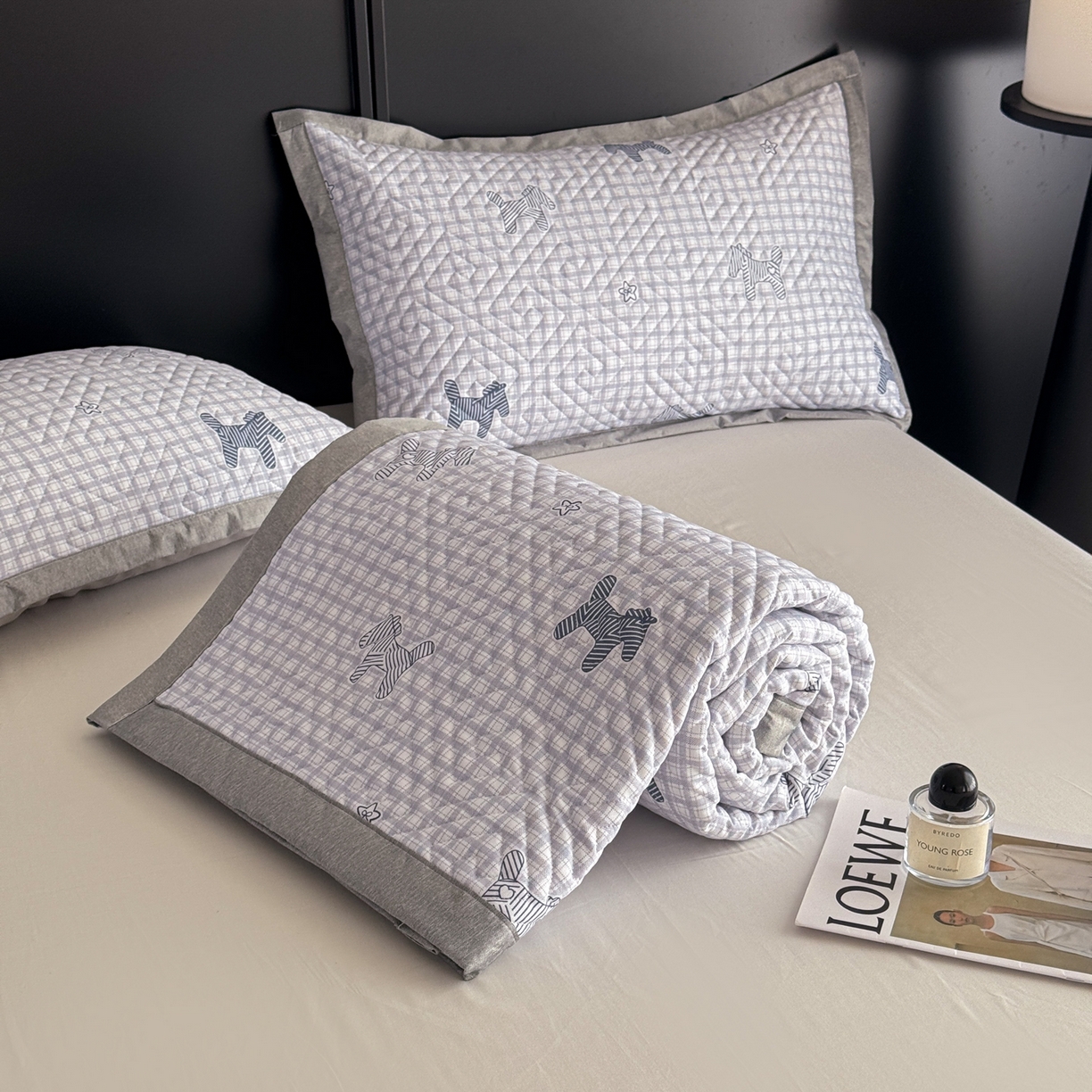 91家纺网 家纺一手货源 找家纺 慕尚家纺 2026新款百百棉全棉纯棉床席老粗布凉席席子 小斑马