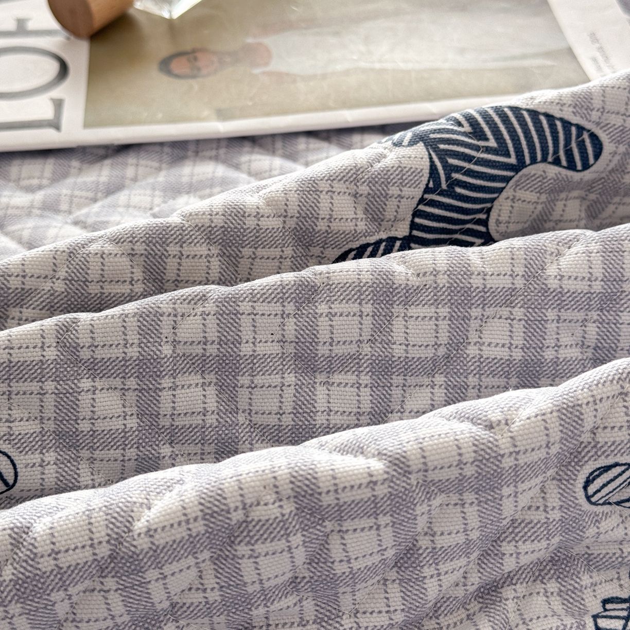 91家纺网 家纺一手货源 找家纺 慕尚家纺 2026新款百百棉全棉纯棉床席老粗布凉席席子 小斑马