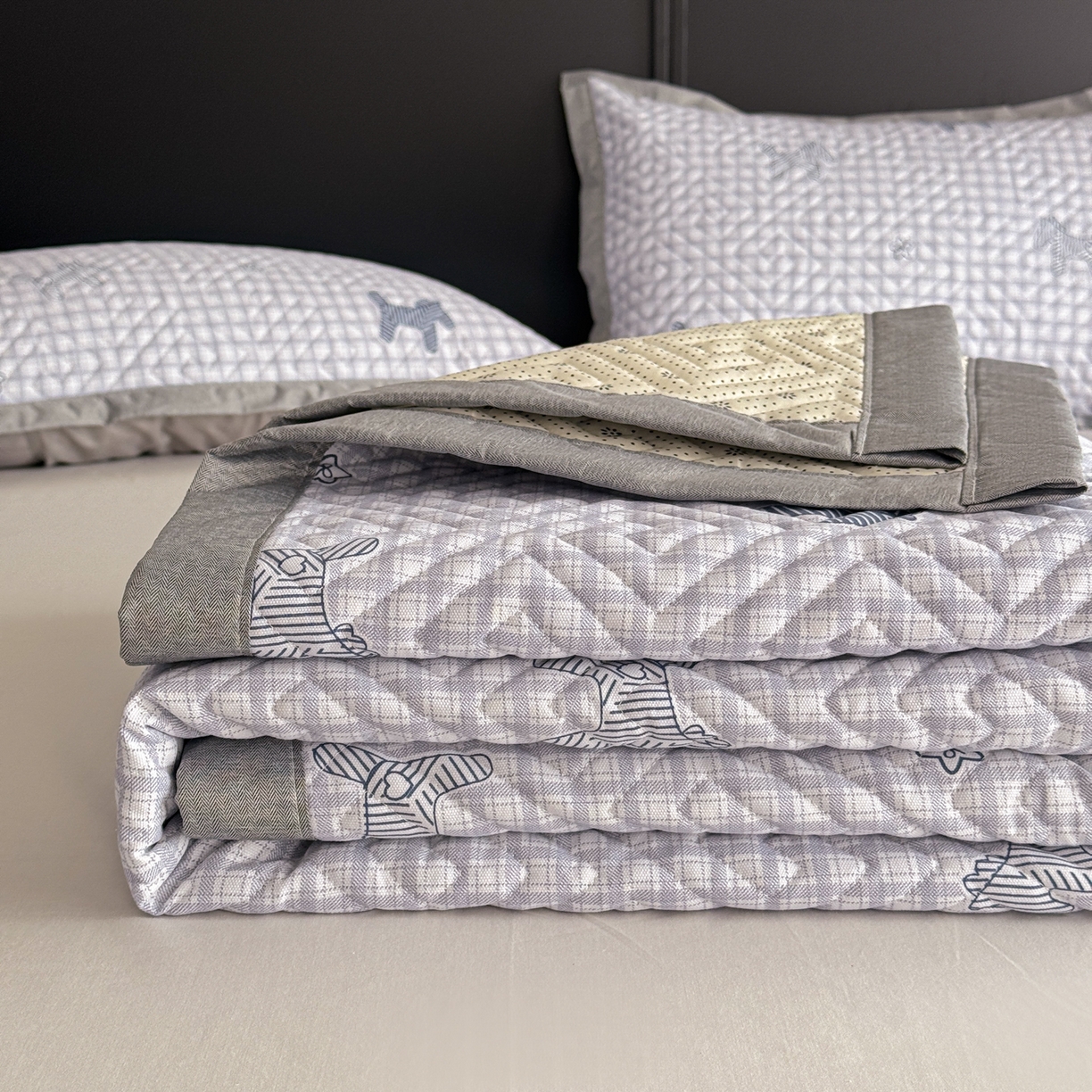 91家纺网 家纺一手货源 找家纺 慕尚家纺 2026新款百百棉全棉纯棉床席老粗布凉席席子 小斑马