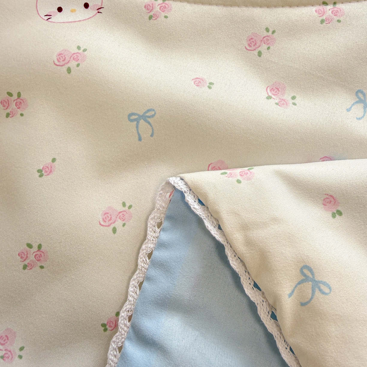 91家纺网 家纺一手货源 找家纺 慕尚家纺 2026新款水洗棉可爱小清新夏被空调被夏凉被 可爱kt