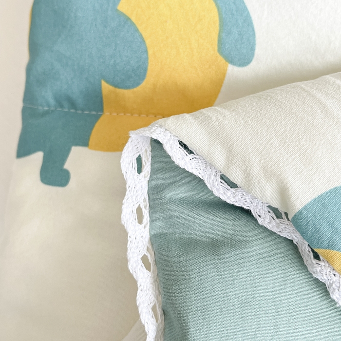 91家纺网 家纺一手货源 找家纺 慕尚家纺 2026新款水洗棉可爱小清新夏被空调被夏凉被 萌萌恐龙