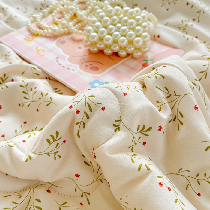 91家纺网 家纺一手货源 找家纺 慕尚家纺 2026新款水洗棉可爱小清新夏被空调被夏凉被 兔宝宝