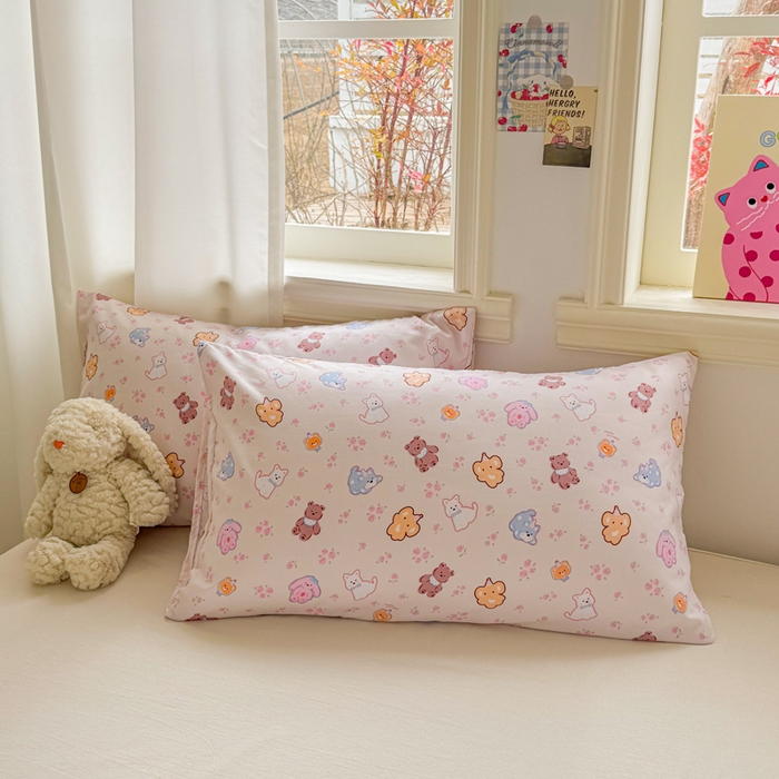 91家纺网 家纺一手货源 找家纺 慕尚家纺 2026新款水洗棉可爱小清新夏被空调被夏凉被 小奶狗