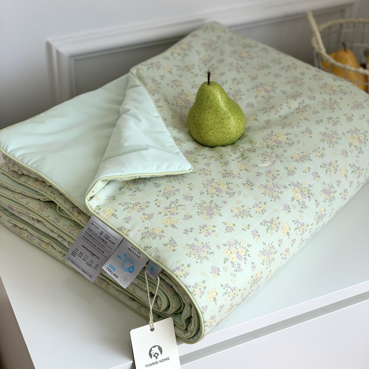 91家纺网 家纺一手货源 找家纺 源启生活 2026新品冰纱被 被子被芯 花信