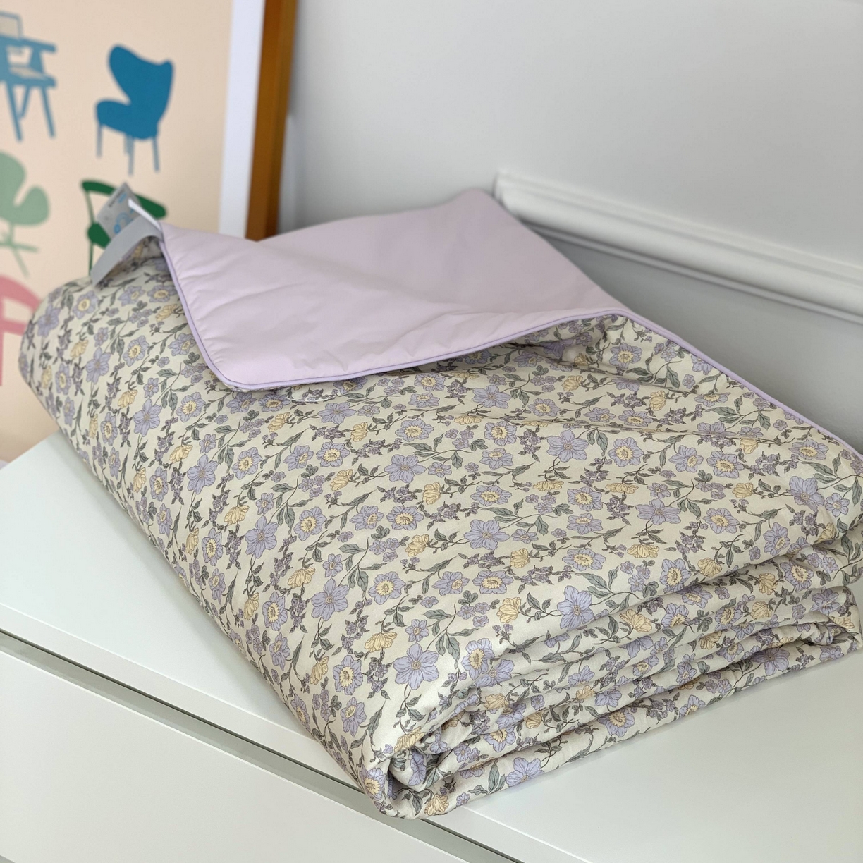 91家纺网 家纺一手货源 找家纺 源启生活 2026新品冰纱被 被子被芯 花语