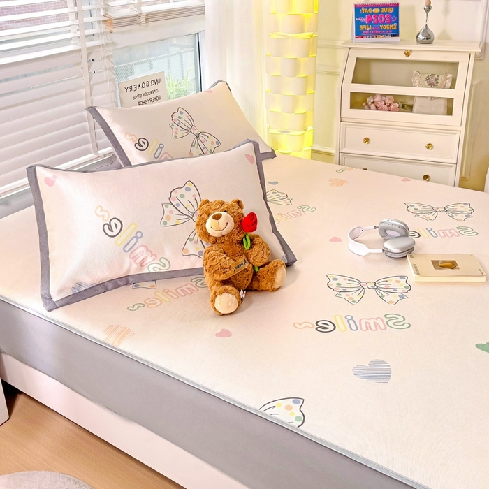 91家纺网 家纺一手货源 找家纺 （总）金盛纺 2025新款A类数码印花冰丝席-床笠款