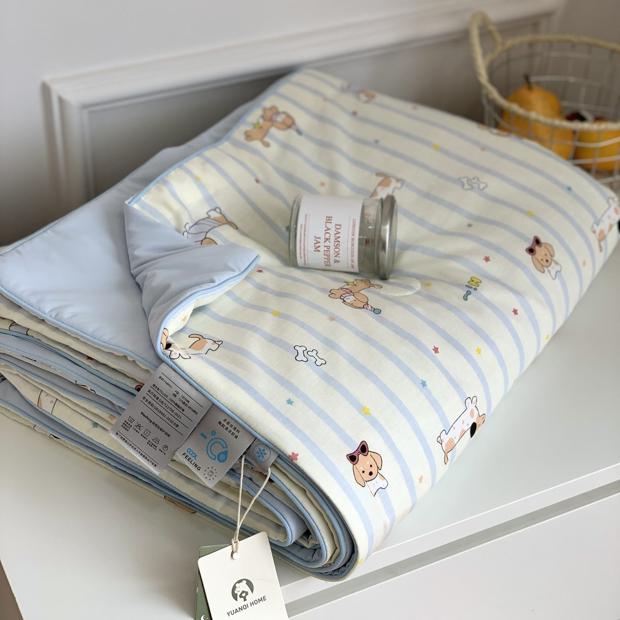 91家纺网 家纺一手货源 找家纺 源启生活 2026新品冰纱被 被子被芯 旺仔