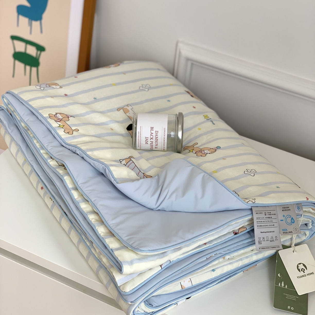 91家纺网 家纺一手货源 找家纺 源启生活 2026新品冰纱被 被子被芯 旺仔