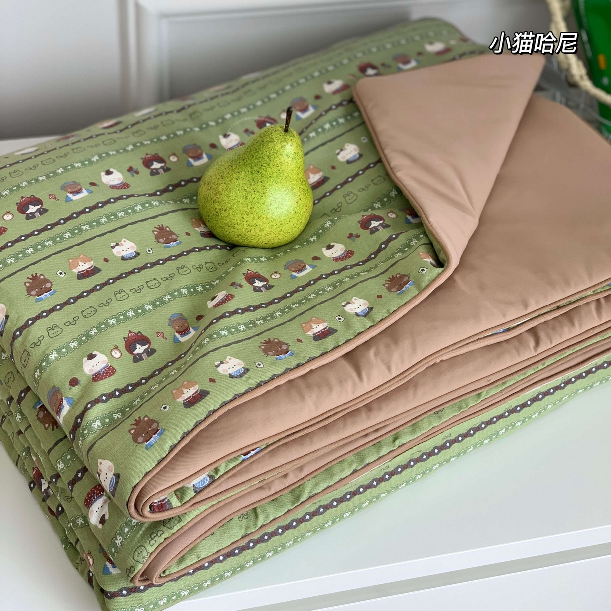 91家纺网 家纺一手货源 找家纺 源启生活 2026新品冰纱被 被子被芯 小猫哈尼