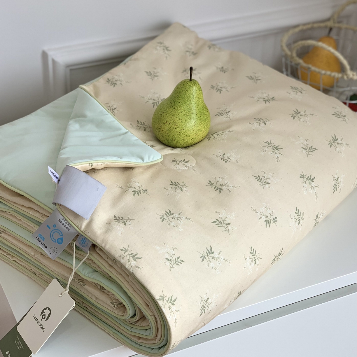 91家纺网 家纺一手货源 找家纺 源启生活 2026新品冰纱被 被子被芯 知夏