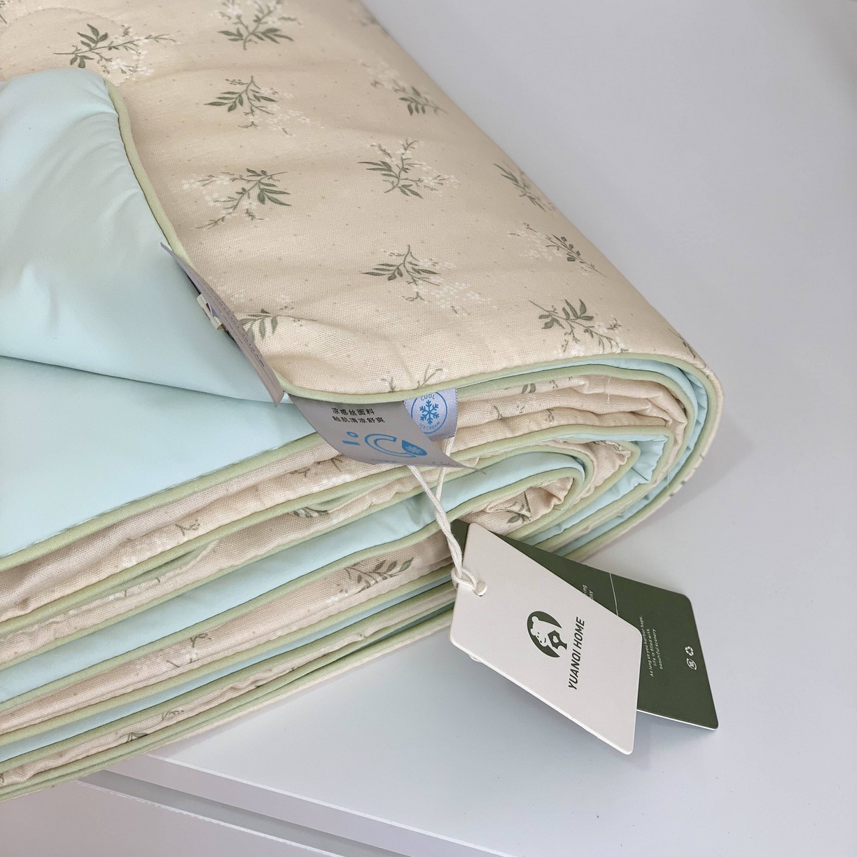 91家纺网 家纺一手货源 找家纺 源启生活 2026新品冰纱被 被子被芯 知夏