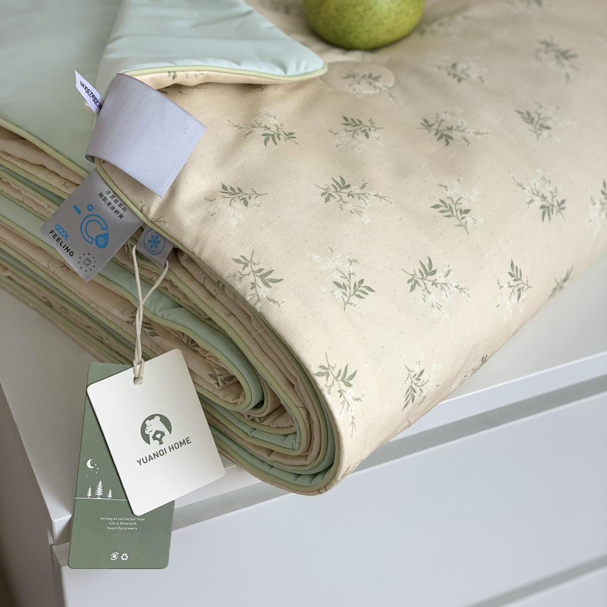 91家纺网 家纺一手货源 找家纺 源启生活 2026新品冰纱被 被子被芯 知夏