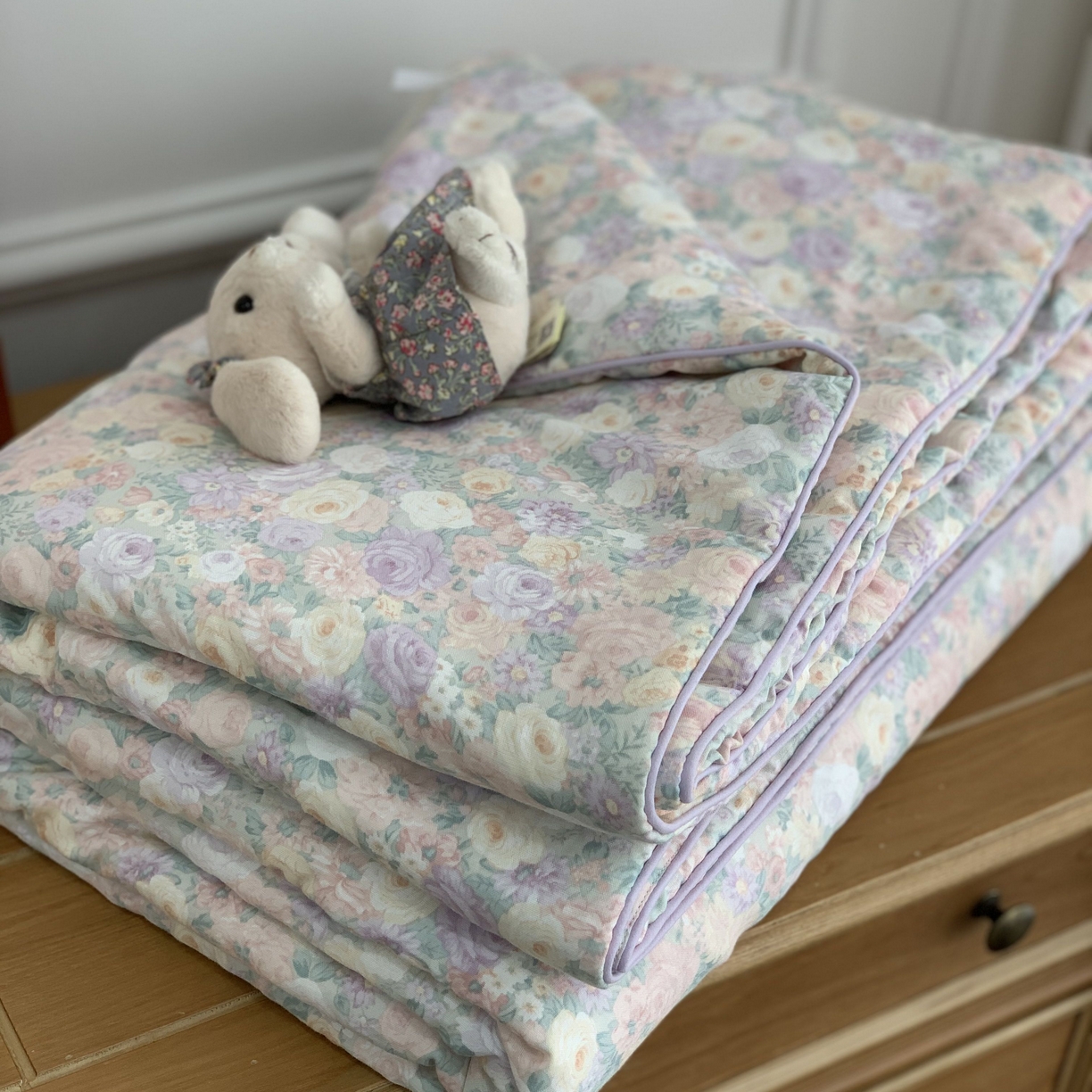 源启生活 2026新款嵌绳夏被空调被 繁花