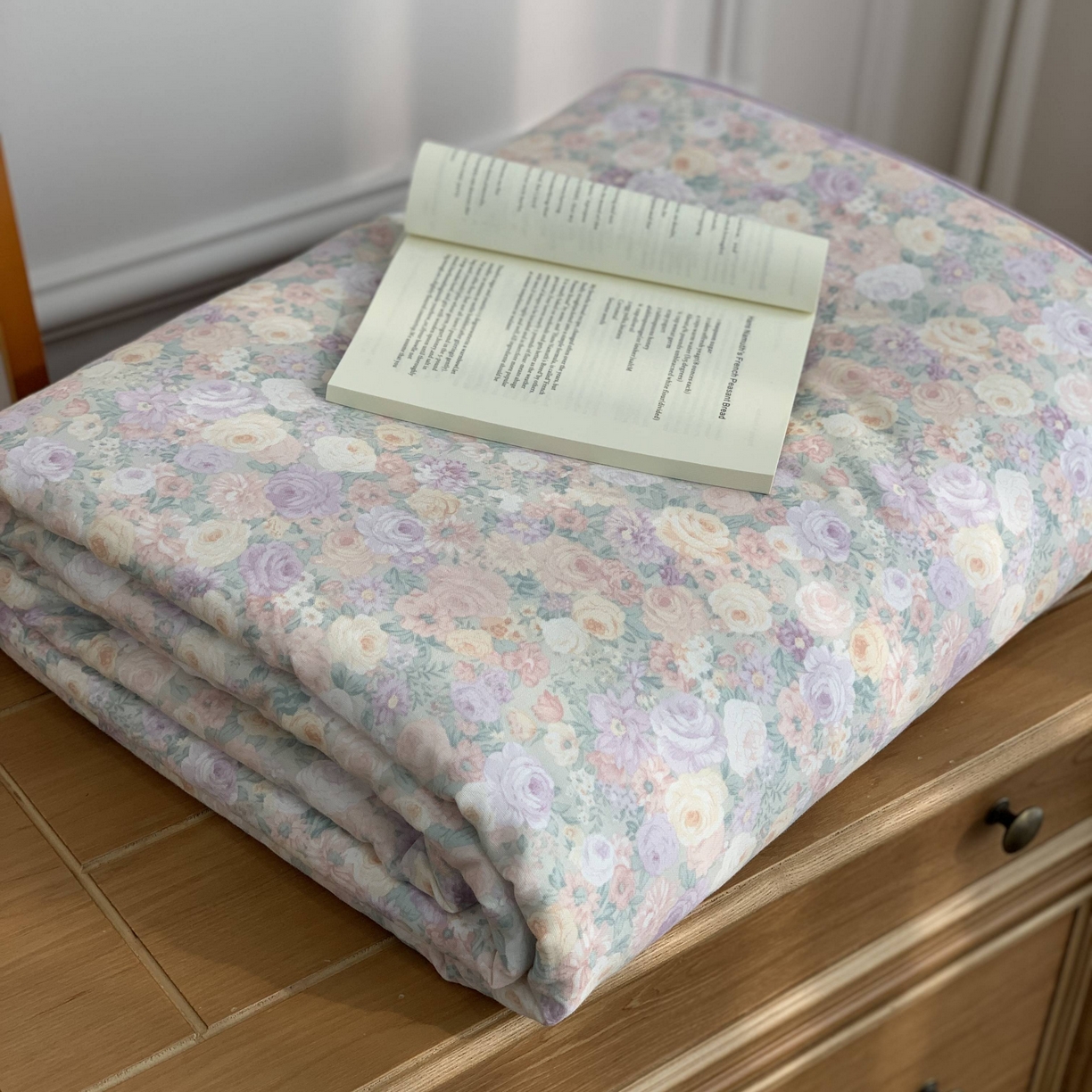 91家纺网 家纺一手货源 找家纺 源启生活 2026新款嵌绳夏被空调被 繁花