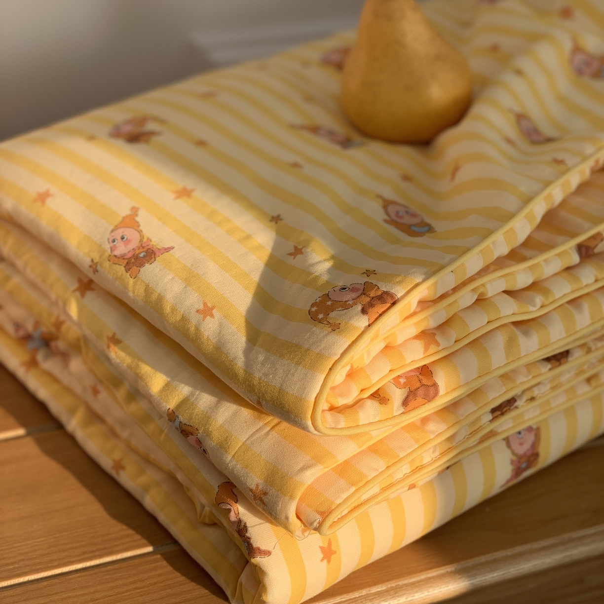 91家纺网 家纺一手货源 找家纺 源启生活 2026新款嵌绳夏被空调被 晚安小星星