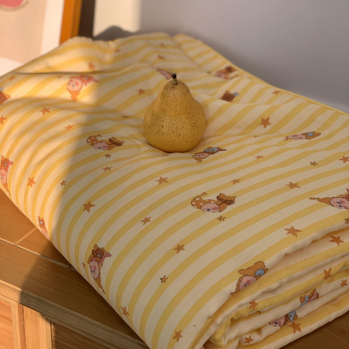 91家纺网 家纺一手货源 找家纺 源启生活 2026新款嵌绳夏被空调被 晚安小星星