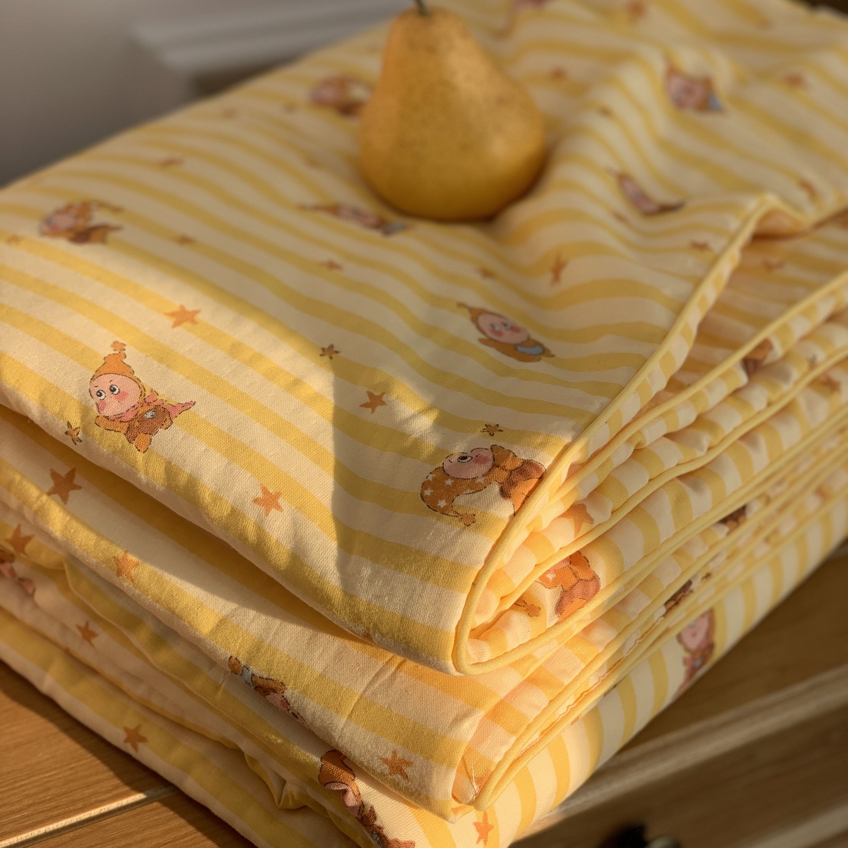 91家纺网 家纺一手货源 找家纺 源启生活 2026新款嵌绳夏被空调被 晚安小星星