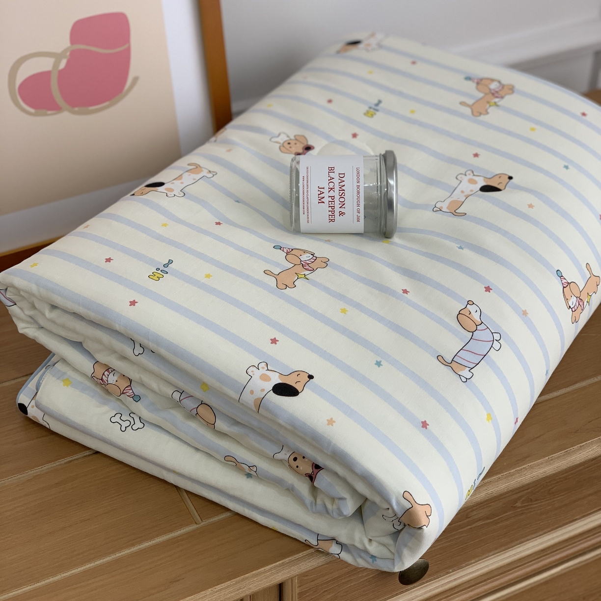 91家纺网 家纺一手货源 找家纺 源启生活 2026新款嵌绳夏被空调被 旺仔