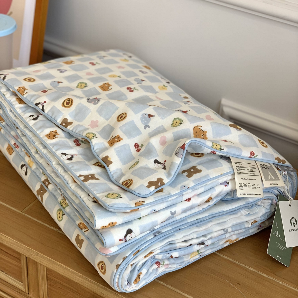 91家纺网 家纺一手货源 找家纺 源启生活 2026新款嵌绳夏被空调被 一颗糖