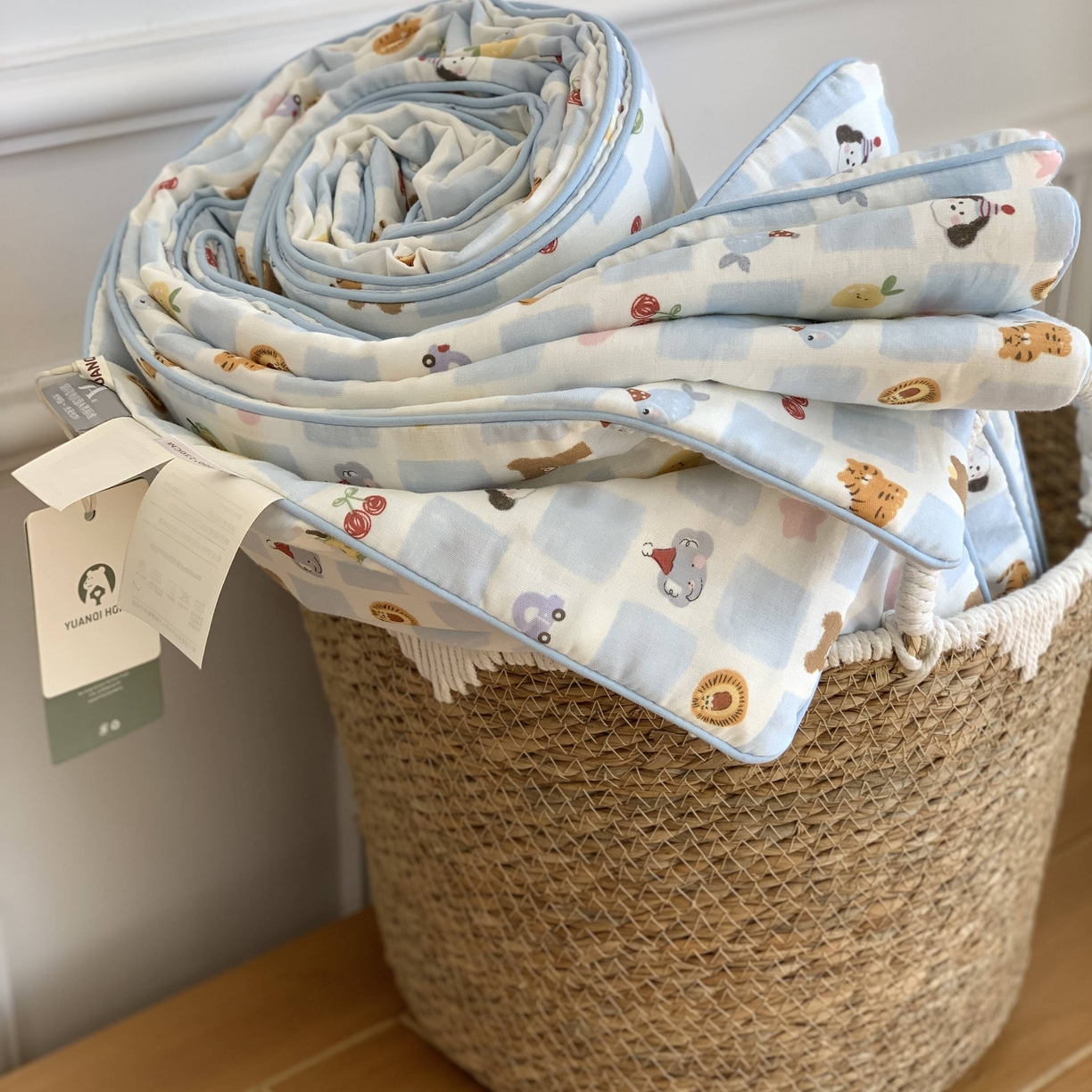 91家纺网 家纺一手货源 找家纺 源启生活 2026新款嵌绳夏被空调被 一颗糖