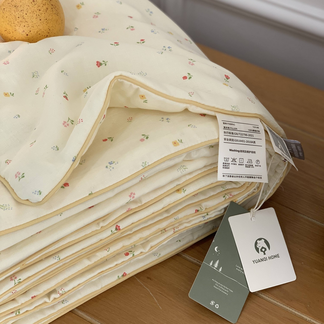 91家纺网 家纺一手货源 找家纺 源启生活 2026新款嵌绳夏被空调被 尤里