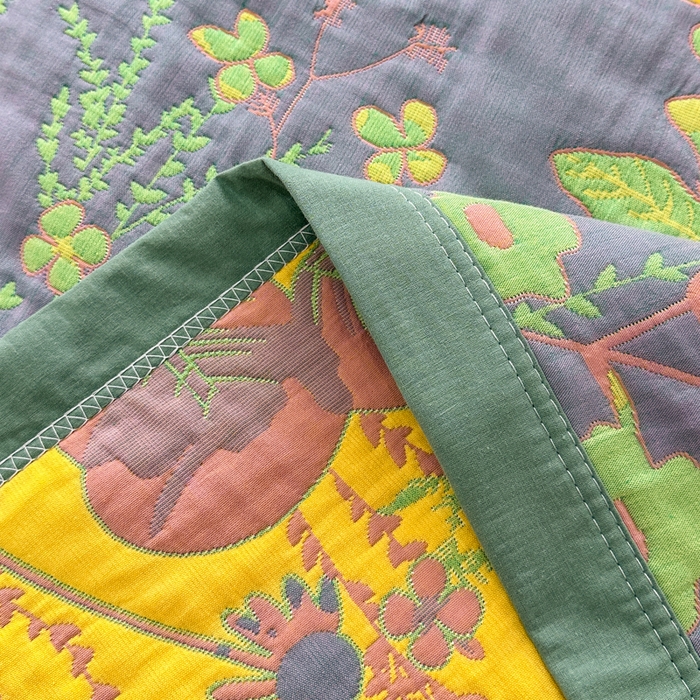 91家纺网 家纺一手货源 找家纺 七七家纺 2026新款新疆长绒棉盖毯 翠叶凝香