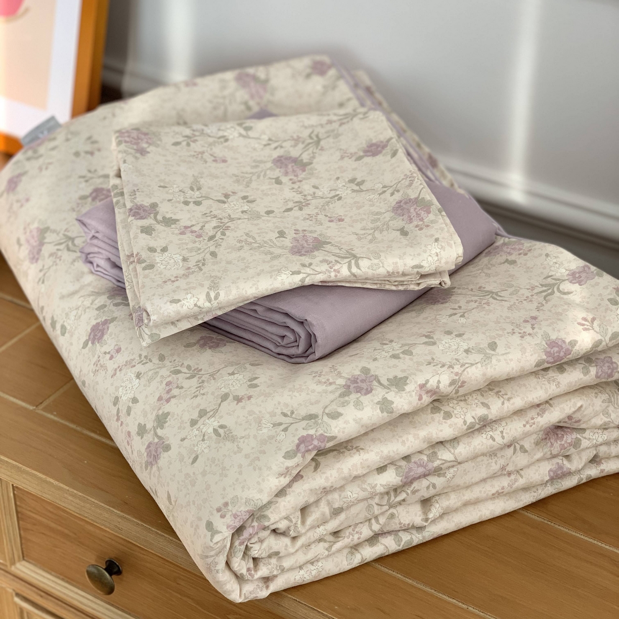 91家纺网 家纺一手货源 找家纺 源启生活 2026新款夏被四件套 巴黎晚香