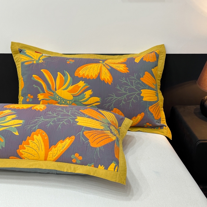 91家纺网 家纺一手货源 找家纺 七七家纺 2026新款新疆长绒棉盖毯 花间蝶语