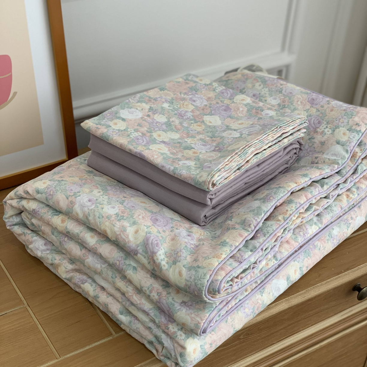 源启生活 2026新款夏被四件套 繁花