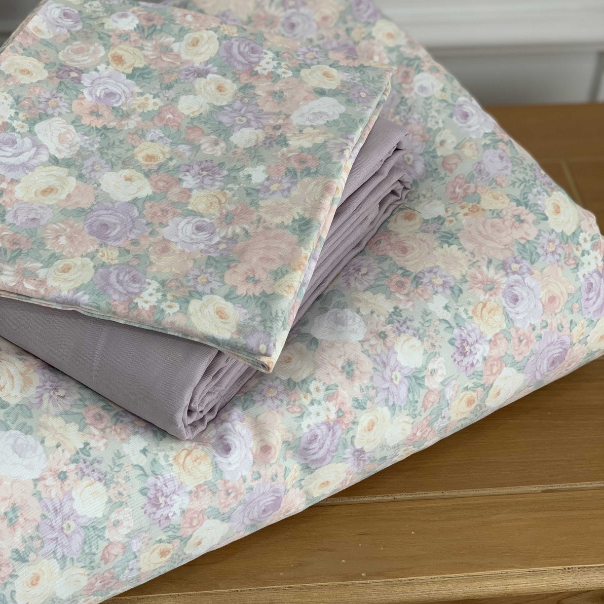 91家纺网 家纺一手货源 找家纺 源启生活 2026新款夏被四件套 繁花