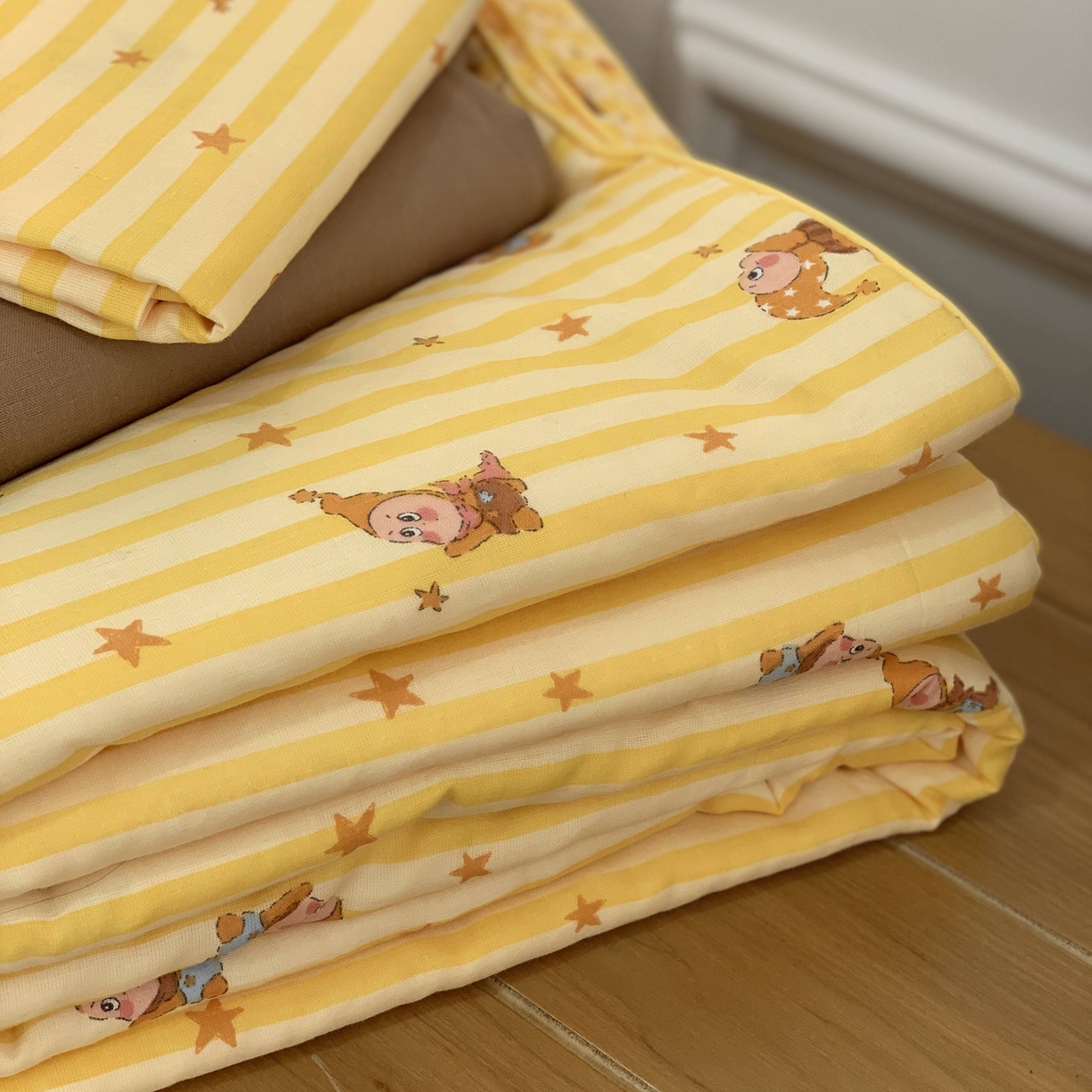 91家纺网 家纺一手货源 找家纺 源启生活 2026新款夏被四件套 晚安小星星