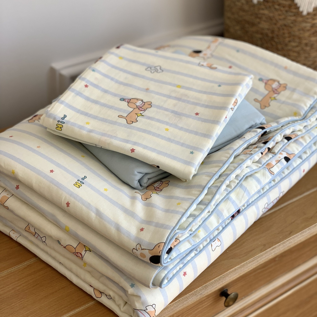 源启生活 2026新款夏被四件套 旺仔