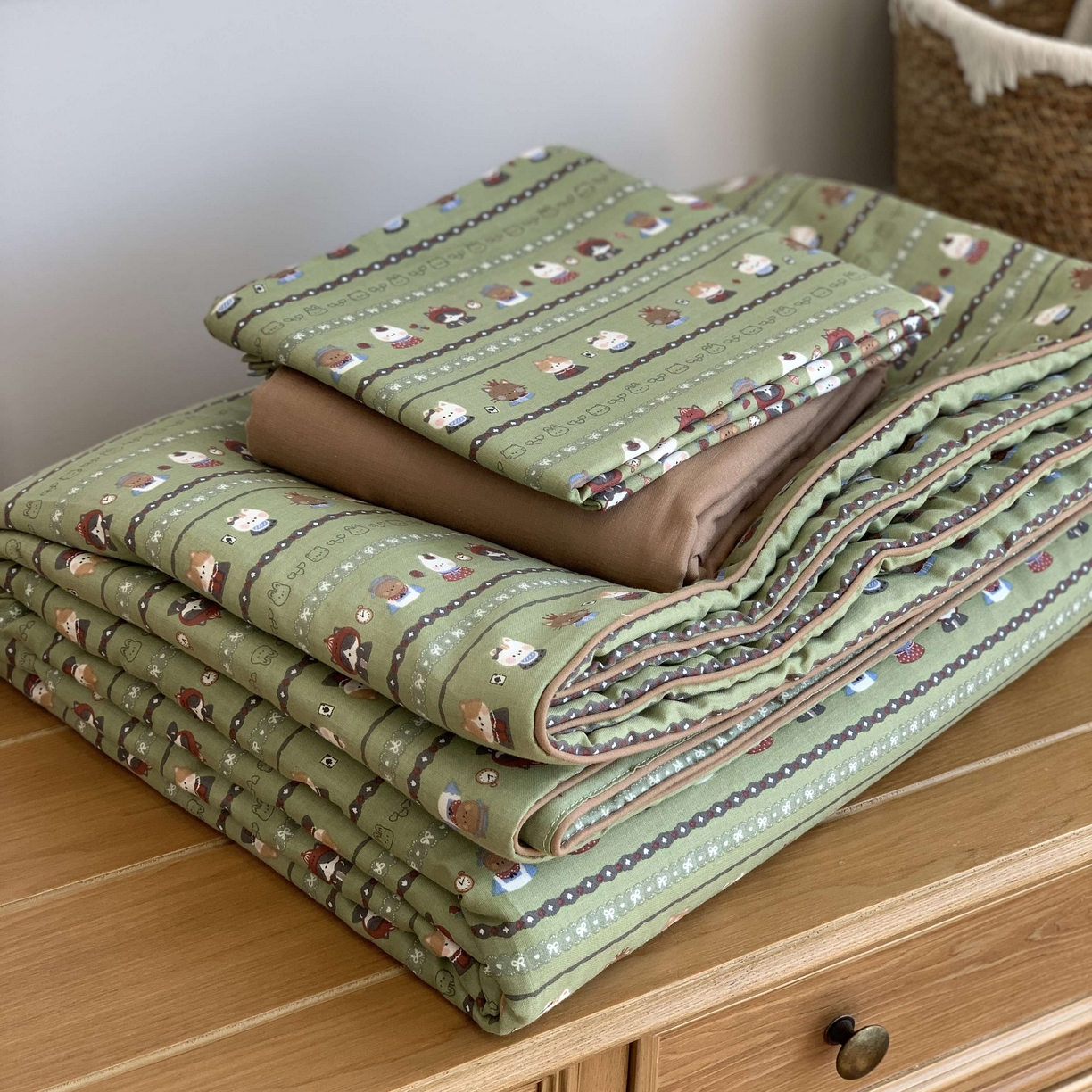 91家纺网 家纺一手货源 找家纺 源启生活 2026新款夏被四件套 小猫哈尼