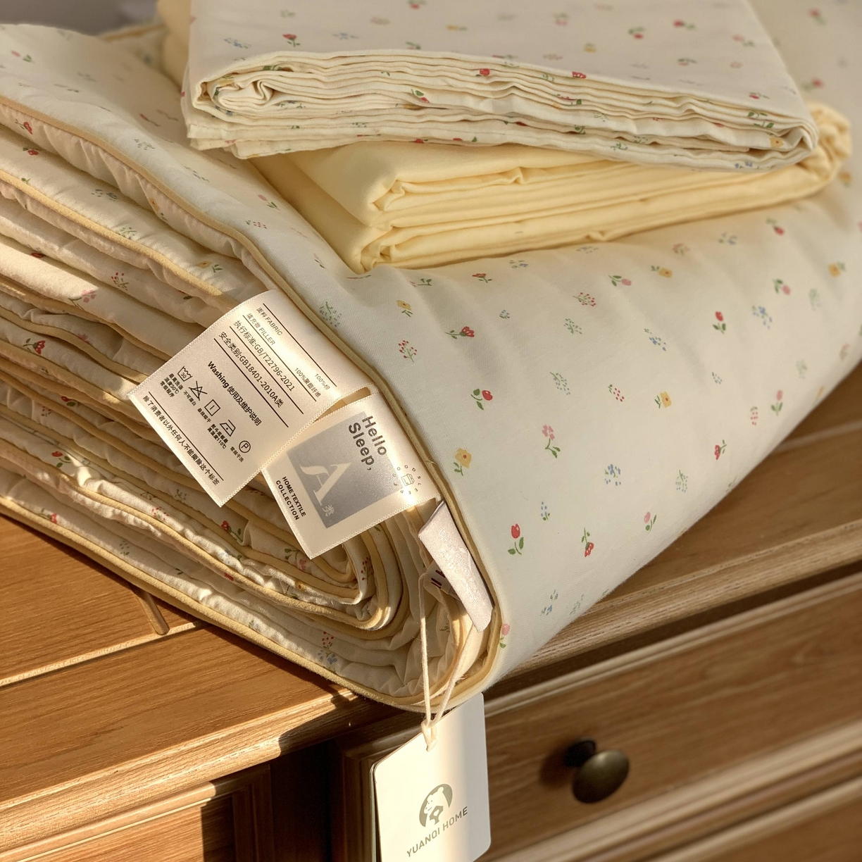 91家纺网 家纺一手货源 找家纺 源启生活 2026新款夏被四件套 尤里