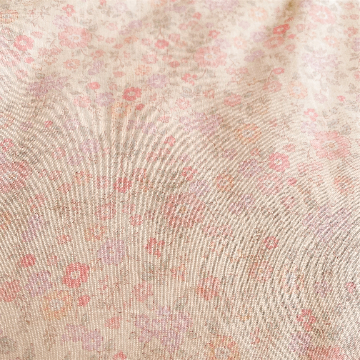 91家纺网 家纺一手货源 找家纺 小禹仔家纺 2026新款A类印花双层纱凉感大豆夏被 花喃-粉