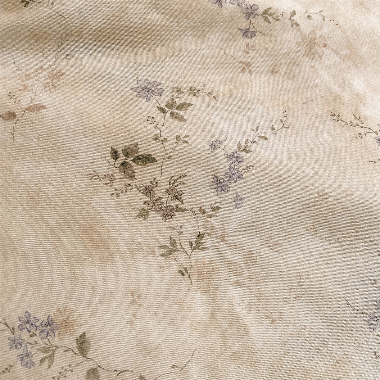 91家纺网 家纺一手货源 找家纺 小禹仔家纺 2026新款A类印花双层纱凉感大豆夏被 花前月夏-米