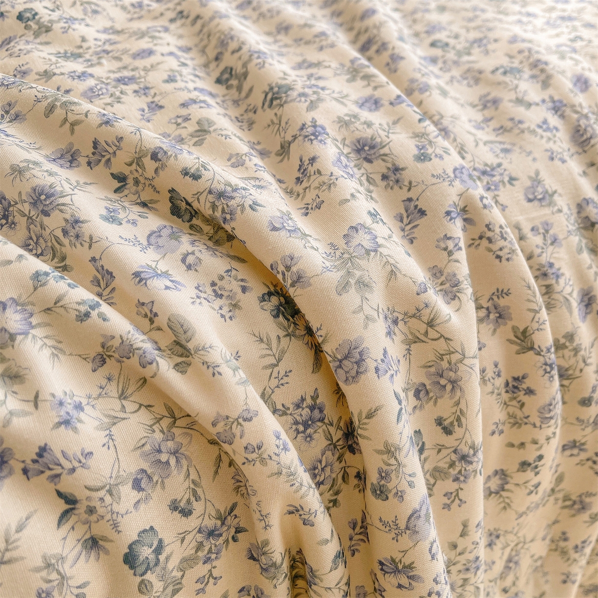 91家纺网 家纺一手货源 找家纺 小禹仔家纺 2026新款A类印花双层纱凉感大豆夏被 江南