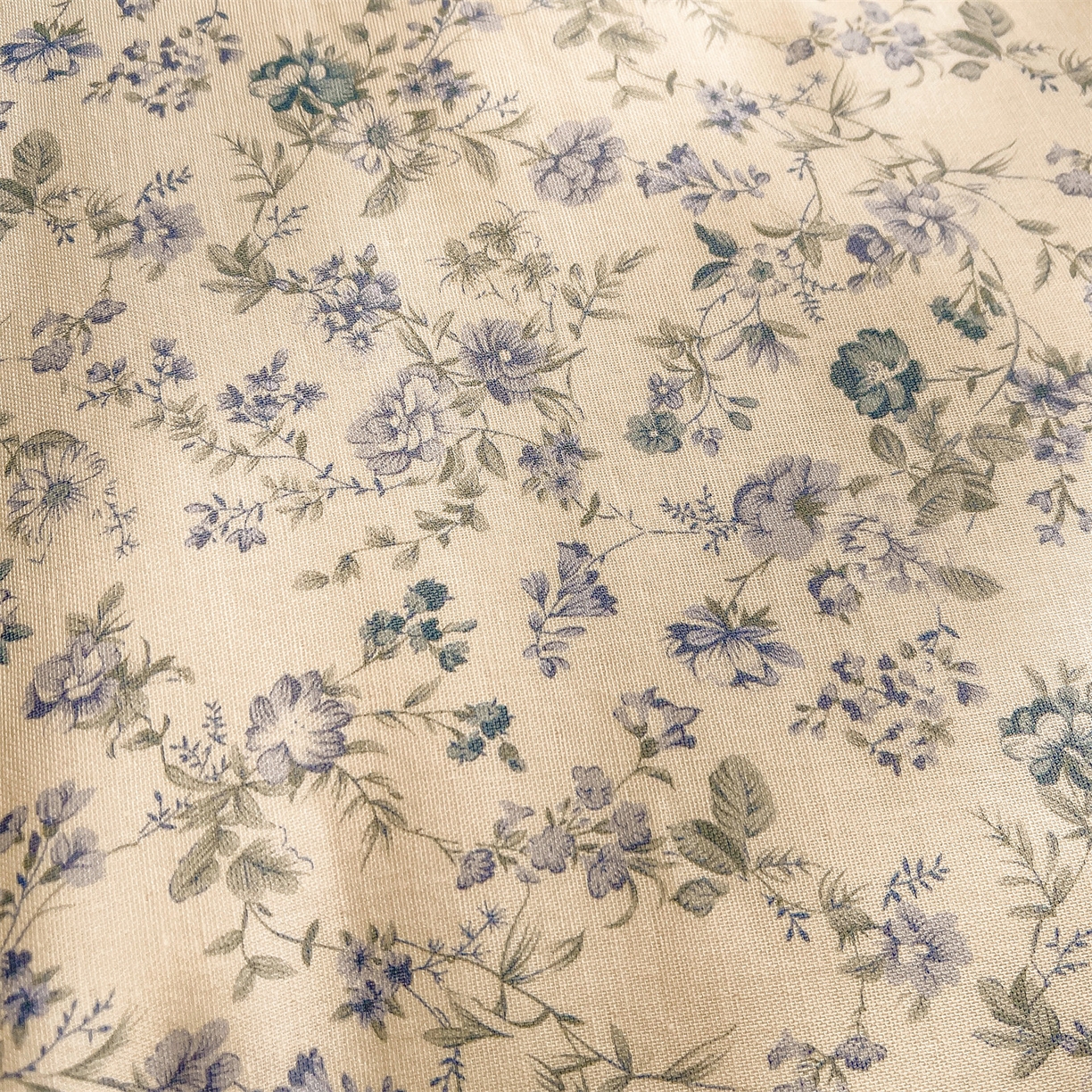 91家纺网 家纺一手货源 找家纺 小禹仔家纺 2026新款A类印花双层纱凉感大豆夏被 江南