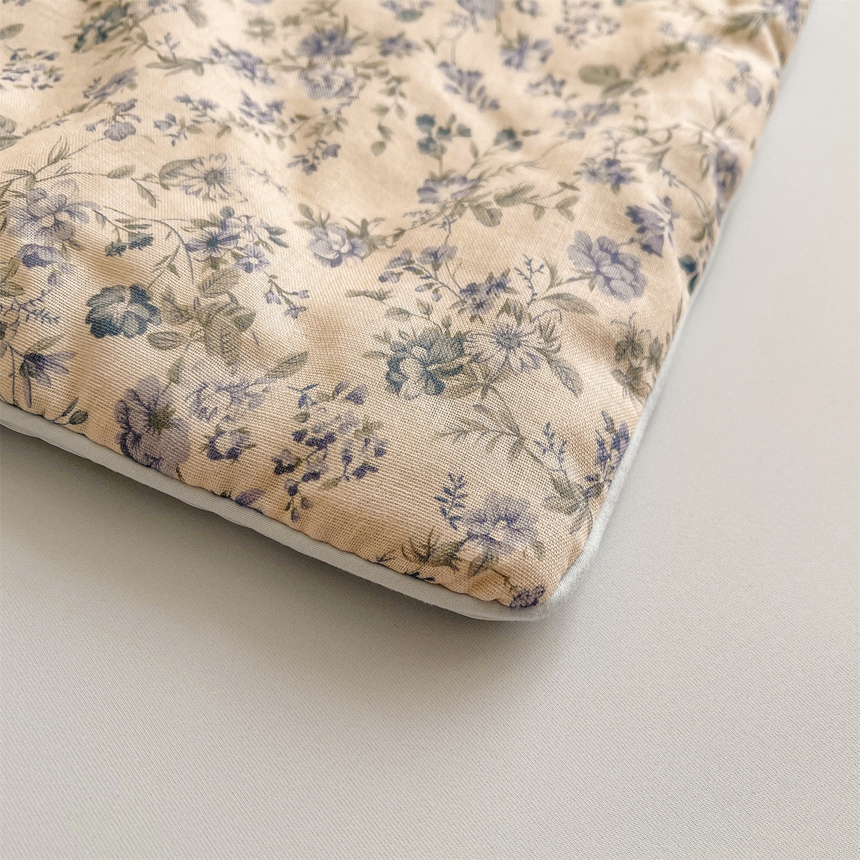 91家纺网 家纺一手货源 找家纺 小禹仔家纺 2026新款A类印花双层纱凉感大豆夏被 江南