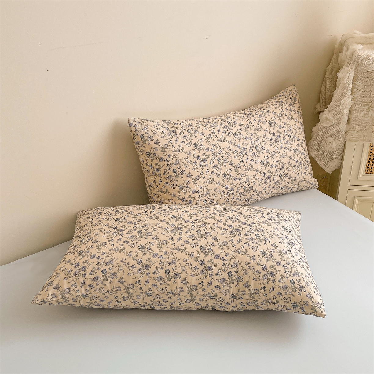 91家纺网 家纺一手货源 找家纺 小禹仔家纺 2026新款A类印花双层纱凉感大豆夏被 江南