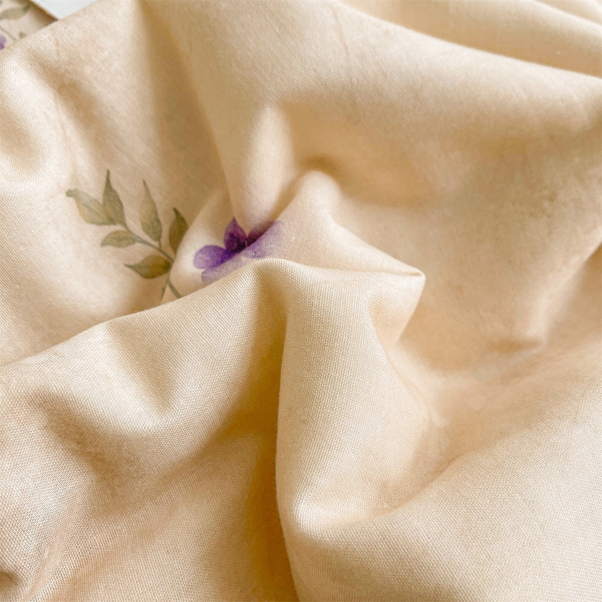 91家纺网 家纺一手货源 找家纺 小禹仔家纺 2026新款A类印花双层纱凉感大豆夏被 奈里