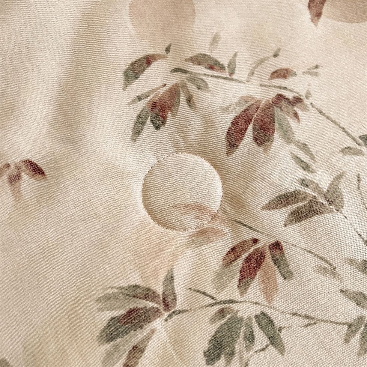 91家纺网 家纺一手货源 找家纺 小禹仔家纺 2026新款A类印花双层纱凉感大豆夏被 青时