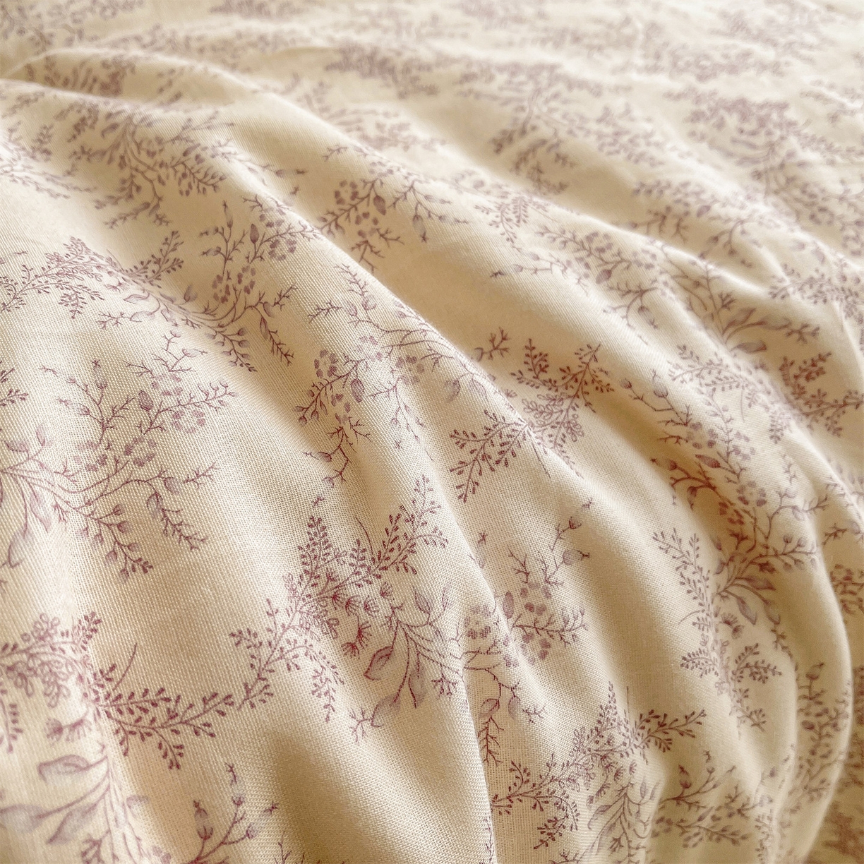 91家纺网 家纺一手货源 找家纺 小禹仔家纺 2026新款A类印花双层纱凉感大豆夏被 瑞莎