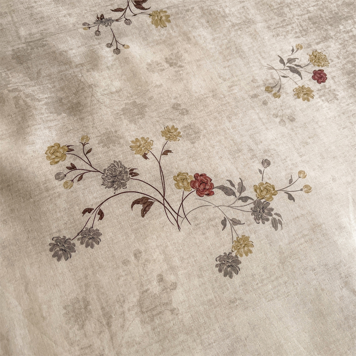 91家纺网 家纺一手货源 找家纺 小禹仔家纺 2026新款A类印花双层纱凉感大豆夏被 山茶野