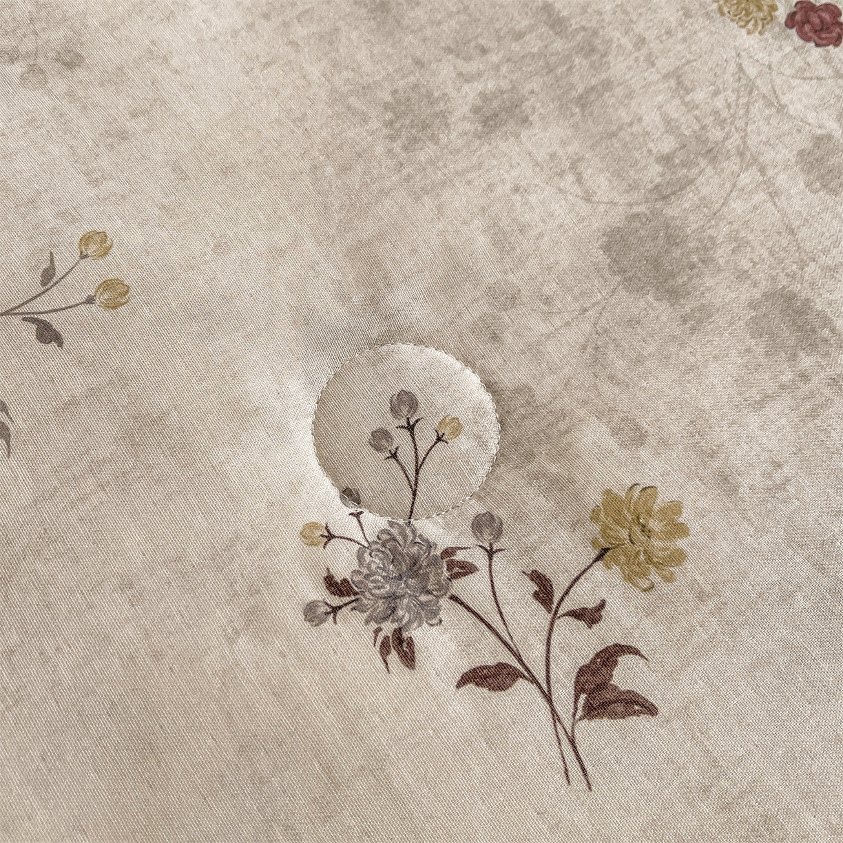 91家纺网 家纺一手货源 找家纺 小禹仔家纺 2026新款A类印花双层纱凉感大豆夏被 山茶野